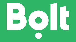 Logo of Bolt taxi company.