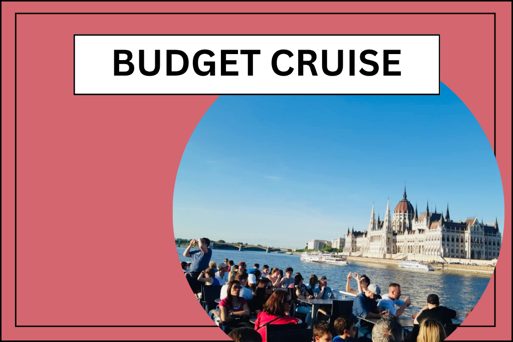 Banner for budget cruise in Budapest, Hungary.